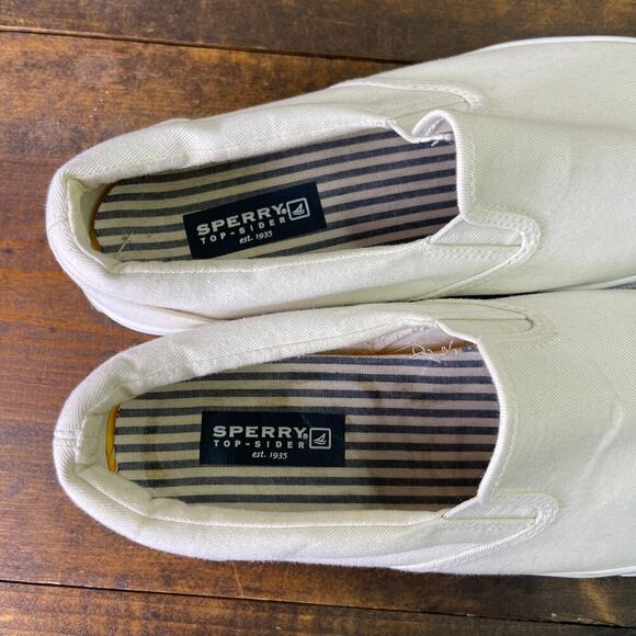Sperry Men's 10.5 Striper Slip-On Sneaker 0457325 Boat Non Slip Fisherman Core - Picture 11 of 12